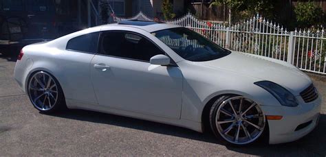 FS Staggered 20 21 WEDS KRANZE VISHU S G35Driver Infiniti G35