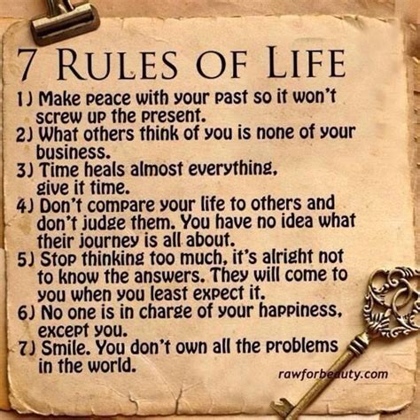 22 The Rules Of Life Quotes Nialsybhon