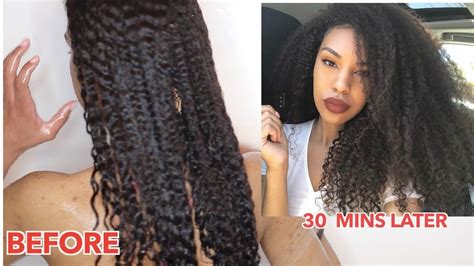 How To Make Natural Hair And Curly Hair Dry Fast Youtube