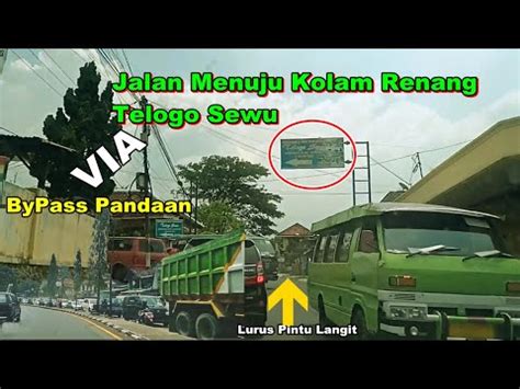 Jalur Menuju Wisata Telogo Sewu Via Bypass Pandaan Pasuruan Youtube