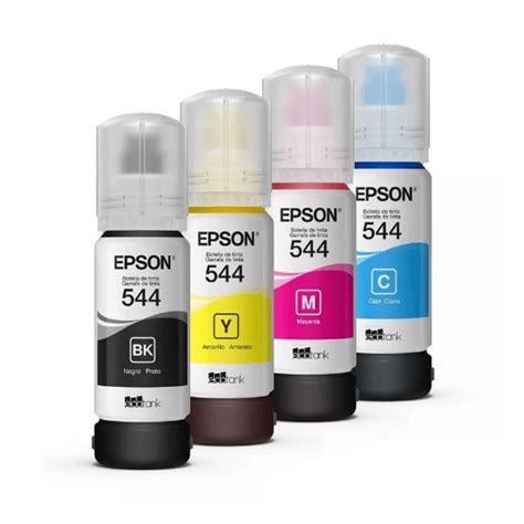 Refil de tinta Epson 544 Ciano T544220 Original Loja de Informática