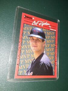 1990 Donruss Card BC 18 Cal Ripken Jr MVP HoF ERROR Baseball