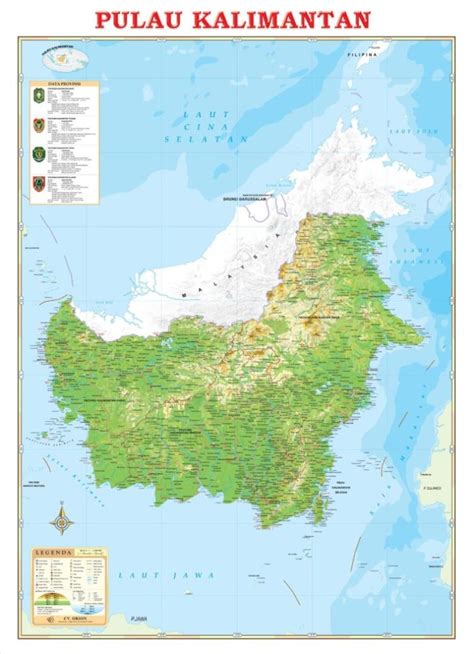 Peta Pulau Kalimantan Lengkap Dengan Skala Guttman Adalah Imagesee