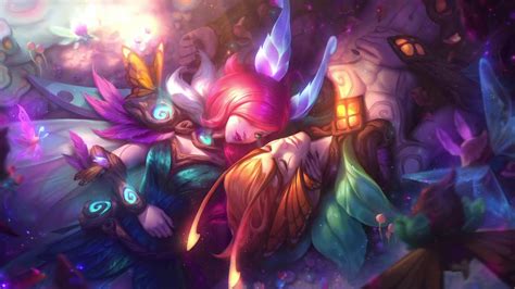 Xayah Rakan Elderwood League Of Legends Hdr Wallpaper Engine