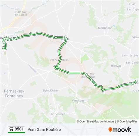 9501 Route Schedules Stops Maps Pem Gare Routière Updated