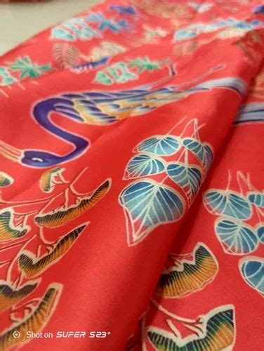 Polyster Japan Satin Digital Fabrics At Rs 95 Meter Digital Printed