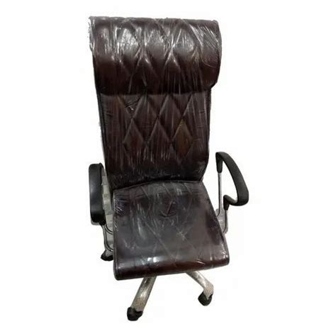 Brown High Back Leather Boss Revolving Chair At Rs In Bengaluru