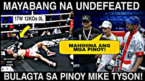 Pinoy Mike Tyson Dinurog Mayabang Na Bata Ni Maidana Youtube