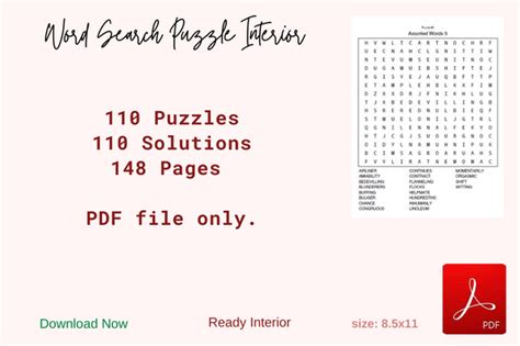 Assorted Word Search Puzzles Interior Graphic By Lafuma Colour Dew