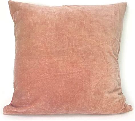 Imbarro Kussen Sierkussen Xl Paradise Old Pink Roze Velours X Cm