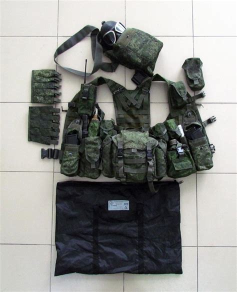 Original Tactical Vest Sh Ratnik Russian Army Digital Flora