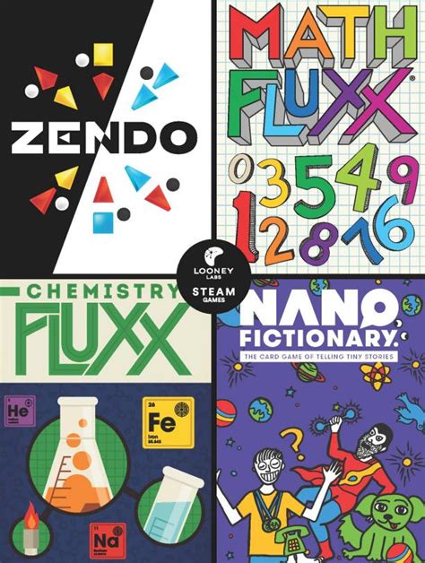 Zendomath Fluxxchemistry Fluxxnanofictionary Looney Labs