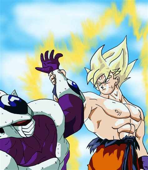 Goku Vs. Cooler by cheeeba on DeviantArt