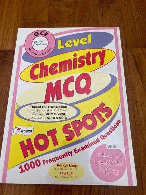 O Level Chemistry Mcq Hobbies Toys Books Magazines Assessment