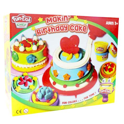 Fun Doh Birthday Cake Mainan Lilin Anak Kue Doh Acosta Mainan