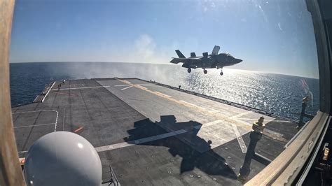 U S Navy F B Makes First Ever Landing Aboard Js Kaga