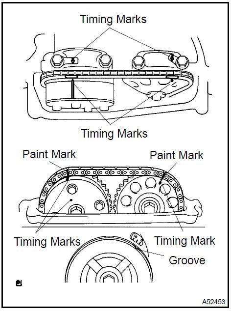 Toyota Camry: Camshaft (2AZ−FE)(From July, 2003) - Engine mechanical