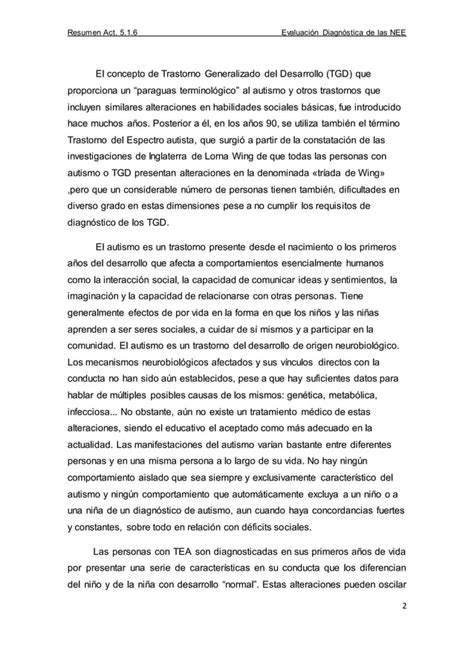 Resumen Trastornos Generales Del Desarrollo Pdf