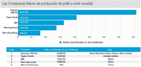 Las Principales Empresas Av Colas De Pollo Y Huevos En El Mundo Y En