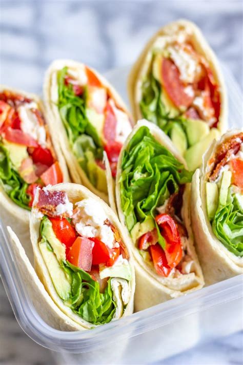 Blt Wraps With Avocado And Mozzarella Thekittchen