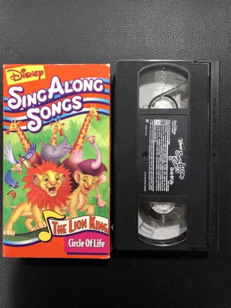 Disneys Sing Along Songs The Lion King Circle Of Life Vhs 1994 Eur 7 63 Picclick De