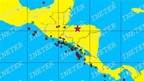 Sismo Sacude El Noreste De Yoro Honduras