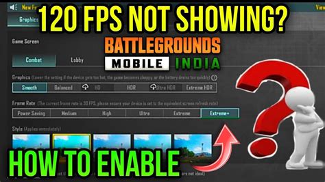 Bgmi Fps Not Showing How To Enable Fps Low Devices But High