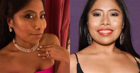 Yalitza Aparicio posa junto a los ángeles de Victoria s Secret