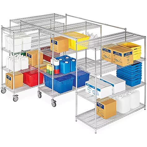 Sliding Wire Shelving, Wire Racks in Stock - ULINE - Uline