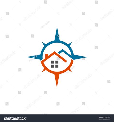 Compass House Logo Stock Vector Royalty Free 779429500 Shutterstock