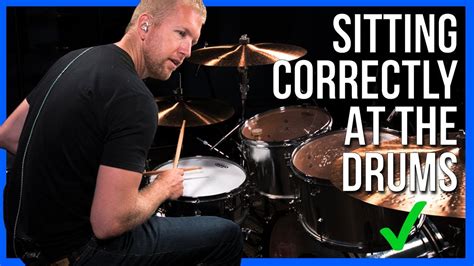 How To Have Good Posture On The Drums Youtube