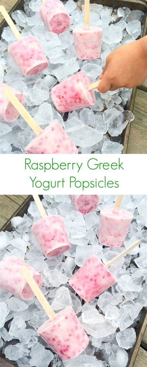 Raspberry Greek Yogurt Popsicles The Lemon Bowl®