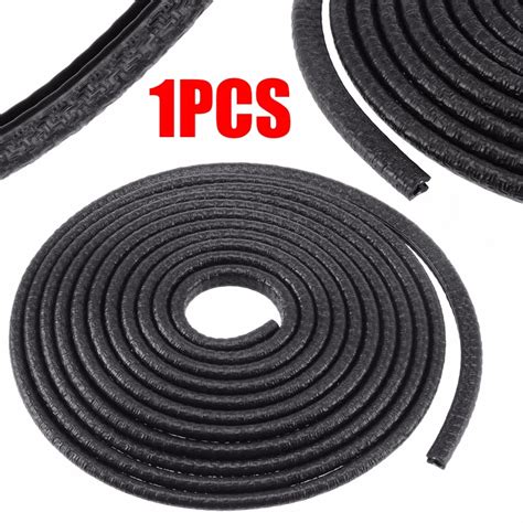 4m U Shaped Car Door Sealing Strip Window Windshield Soundproof Rubber