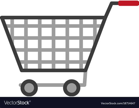 Shopping cart symbol Royalty Free Vector Image