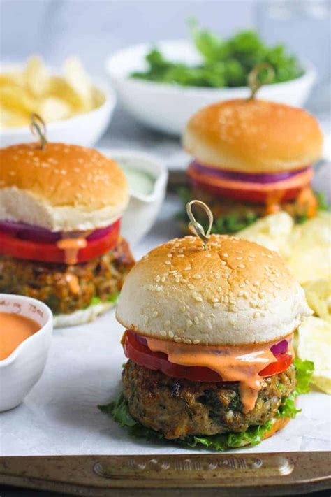 Spicy Masala Chicken Burgers Ministry Of Curry