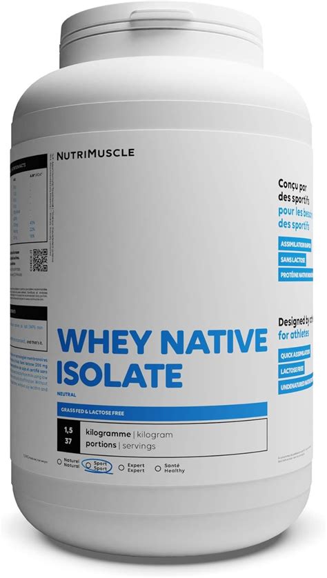 Isolat De Whey Native Low Lactose Jusqu à 90 de protéines Lait