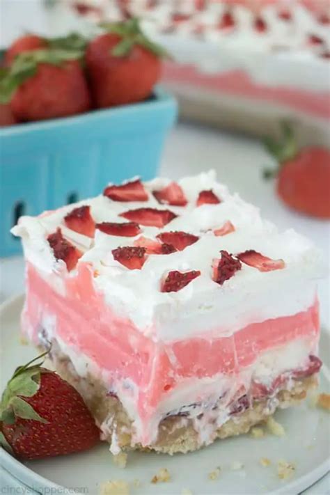 Strawberry Cheesecake Lush Is An Easy No Bake Dessert Perfect For The