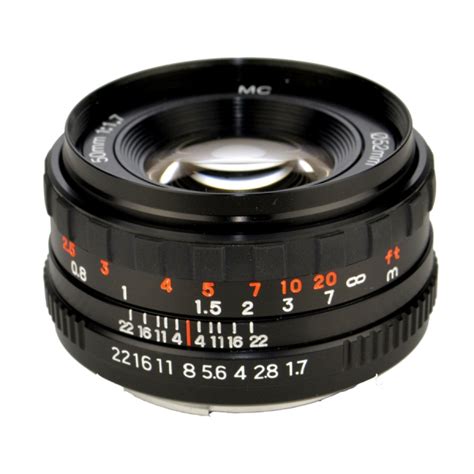 Vivitar 50mm F 1 7 Mc Pentax K Mount Lens