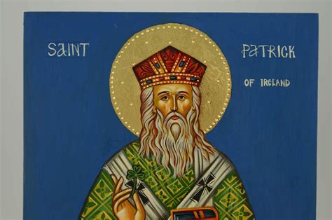 St Patrick Of Ireland Orthodox Icon