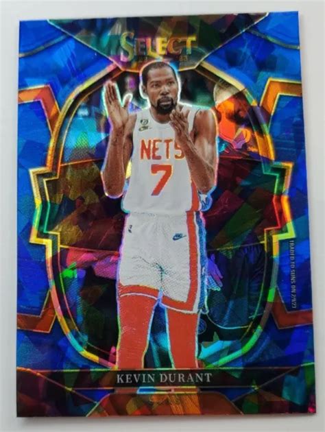 Panini Select Kevin Durant Phoenix Suns Blue Cracked Ice Prizm