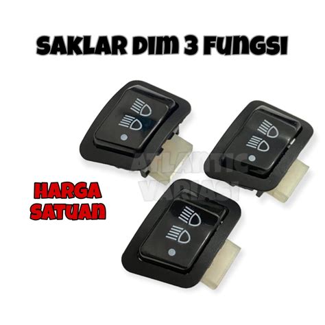 Jual Saklar Dim Fungsi On Off Jauh Dekat Harga Satuan Tombol Saklar