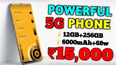 Top 5 Powerful Best Smartphone Under 15000 5g 2024 12GB 256GB Best