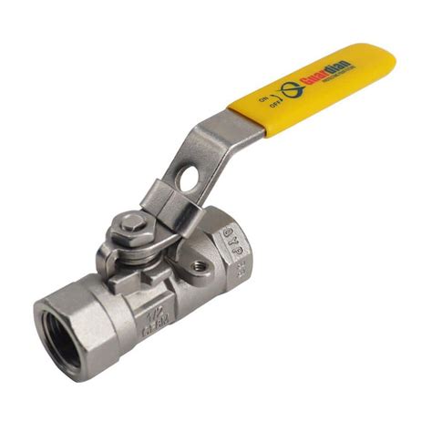 Guardian 3 4 In 316 Stainless Steel 2000 PSI 1 Piece Reduced Port Ball