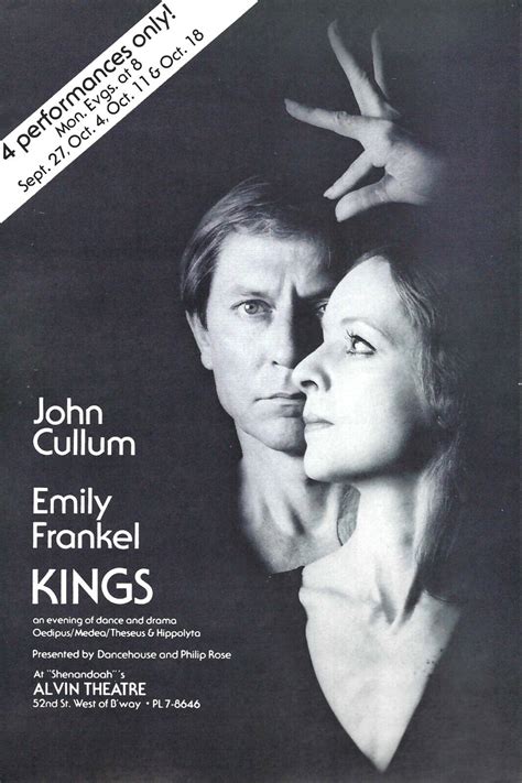 Kings Herald Flyer Ad Oedipus Medea John Cullum Emily Frankel OBC