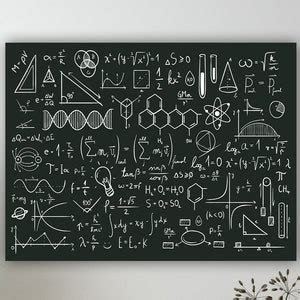 Mathematics Art, Math Classroom Wall Decor, Math Wall Decor, Math Teacher Gift, Back to School ...