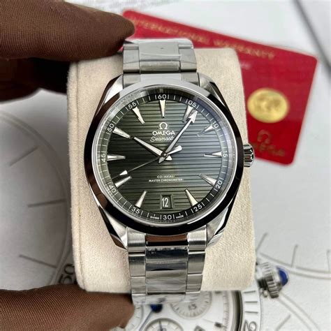 Omega Seamaster Aqua Terra Green Dial 41mm Dial Come With Box - Etsy