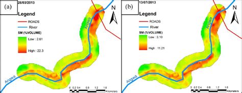 The Spatial And Temporal Variation Of Soil Moisture As Simulated By