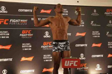 Pesagem oficial do UFC Fortaleza tem atletas de toalha e alívio LANCE