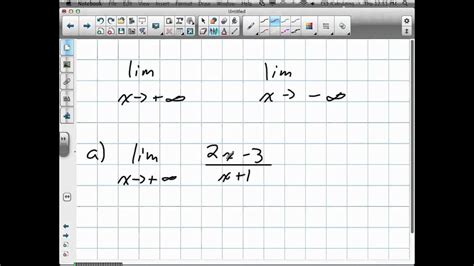 Horizontal Asymptotes Finding The Values Grade 12 Calculus Lesson 4 3