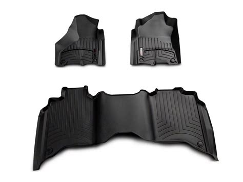 Weathertech RAM 2500 DigitalFit Front And Rear Floor Liners Black